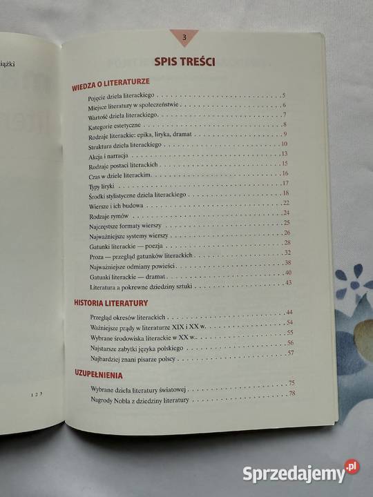 Male TabliceLiteratura Polska