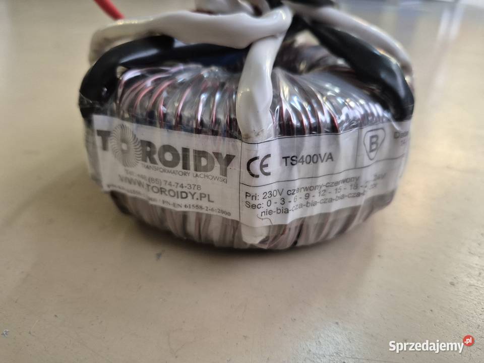 Transformator Toroidalny Toroidy TS 400VA Pozostałe