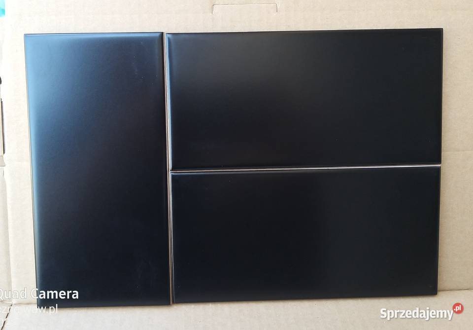 płytki cegiełki glazura czarne nero matowe 10x20 wewnętrzne Ściany i elewacje