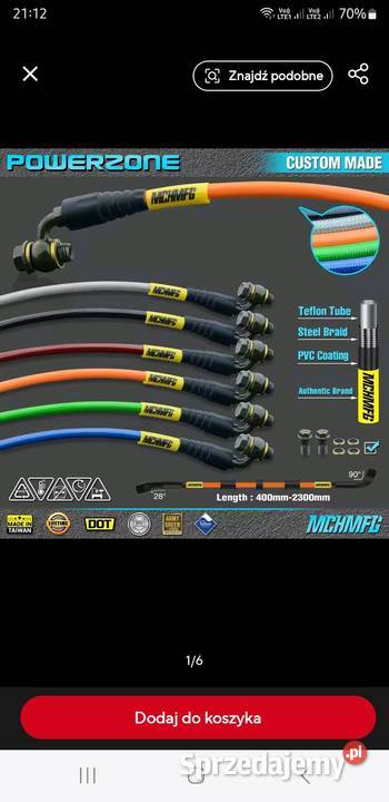 Przewody hamulcowe motocyklowe suzuki honda wielkopolskie Rawicz