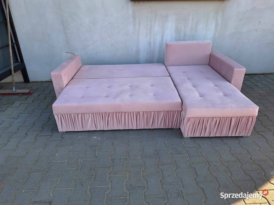 Welurowy narożnik Kendi szybka realizacja Narożniki Wrocław