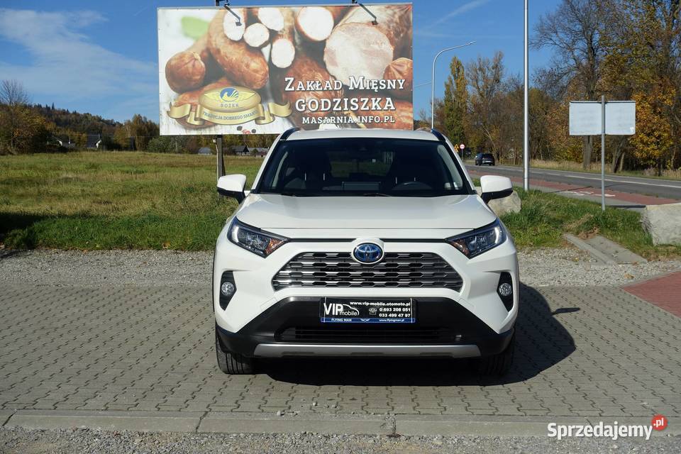 Toyota RAV4 25 222 Hybryda LIFT 4x4 1właściciel biały Buczkowice