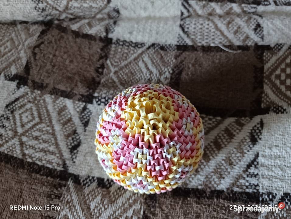 Duża Pisanka Wielkanocna Wzór 2 Origami Modułowe Kwidzyn sprzedam