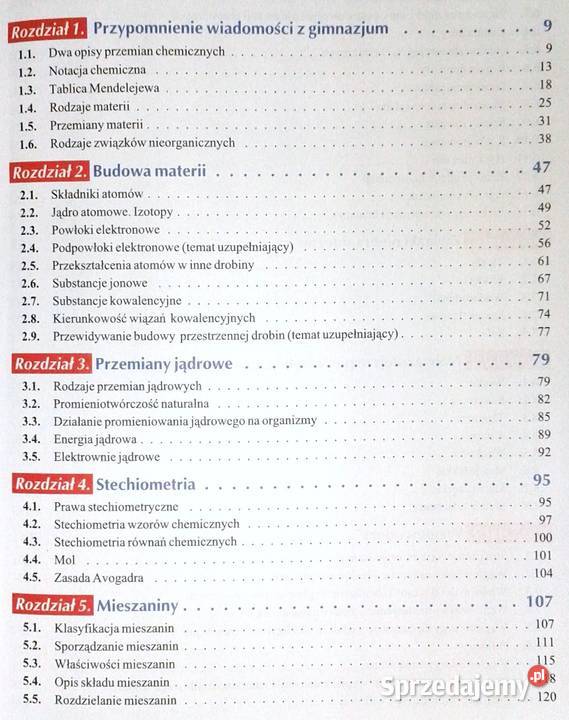 Chemia Podręcznik do kształcenia podstawowego w Chełm sprzedam