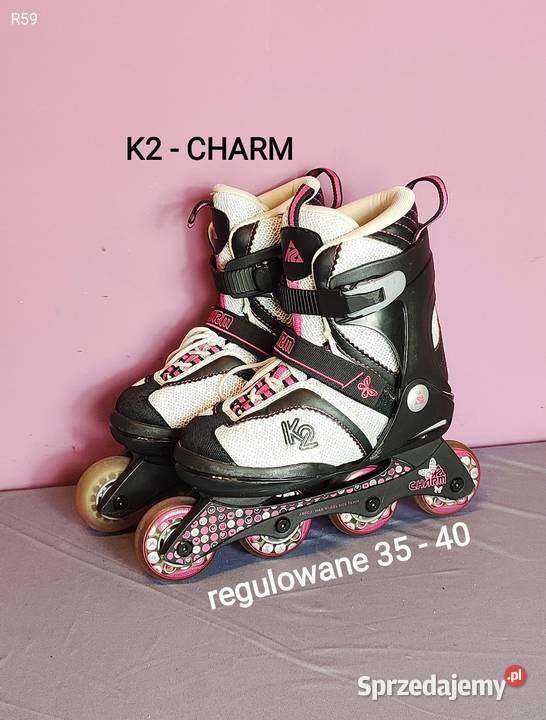 K2 regulowane rolki juniorskie 3540 model Charm