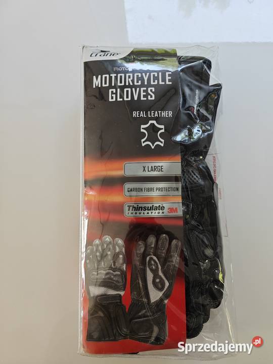 Rękawice motocyklowe nowe XL skóra Kamień Pomorski sprzedam
