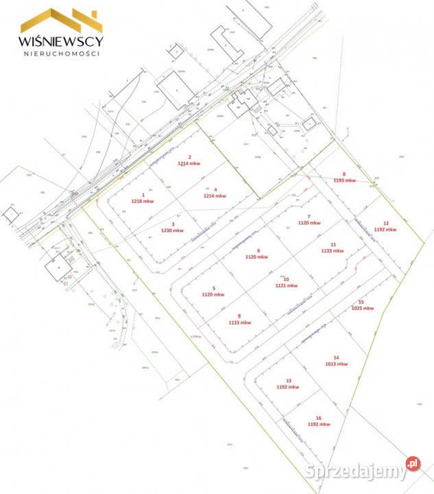 Działki o pow 1025 1613 m2 Nowiec kDzierzgonia sprzedam