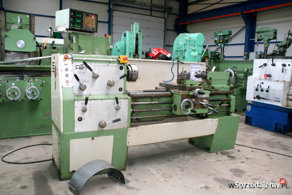 Tokarka TUG 40 x 1000 AFM ANDRYCHÓW z ODCZYTAMI Głowno