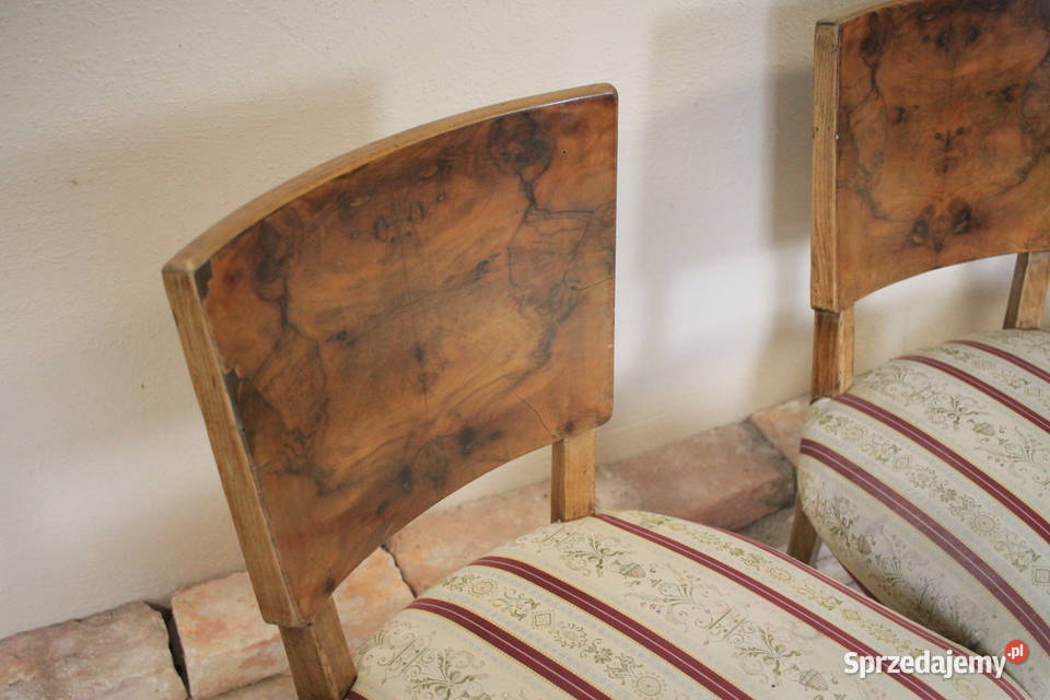 Komplet krzeseł królewskie Stoły, krzesła, biurka śląskie Góra