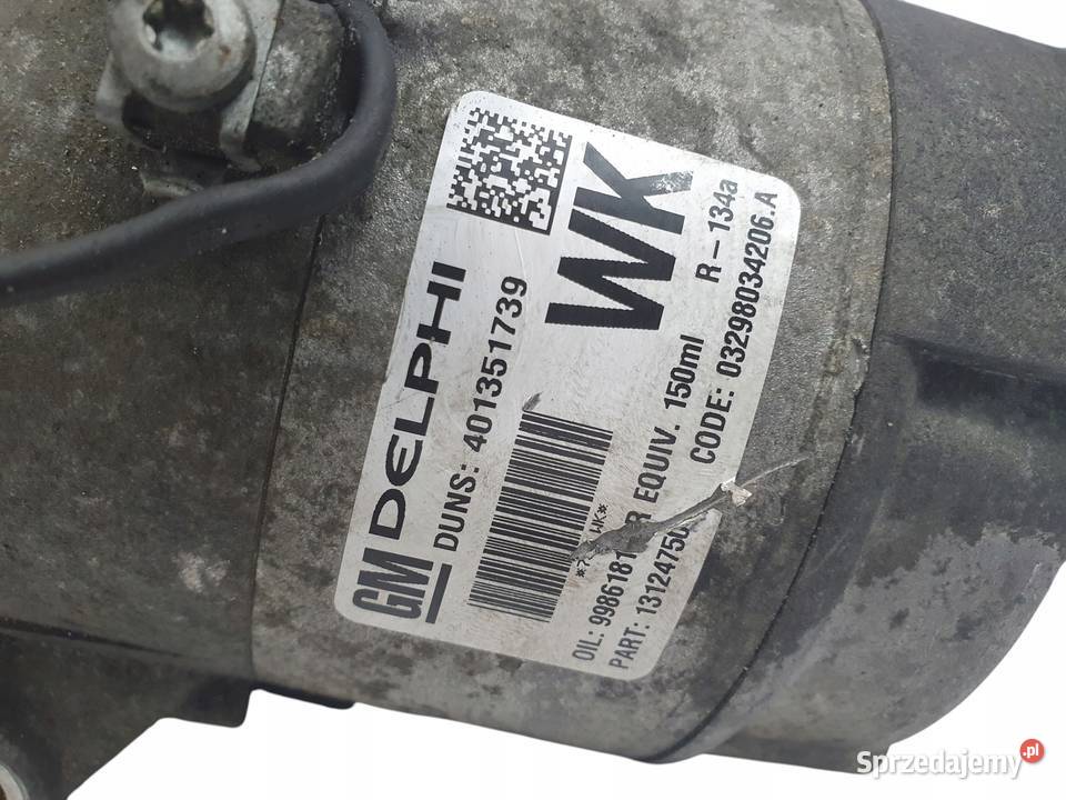 SPRĘŻARKA KLIMATYZACJI Opel Astra III H Zafira osobowe lubelskie Chełm sprzedam