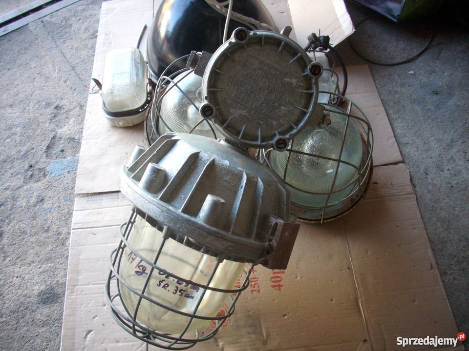 Wielka lampa Industrialnaloft design Oświetlenie