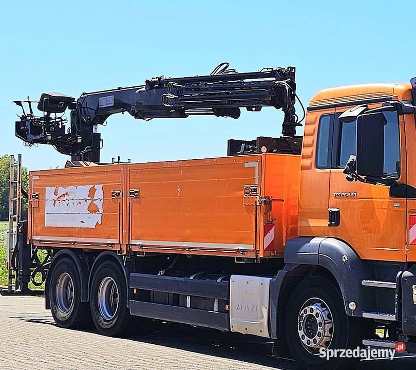 Man TGS 6X2 SKRZYNIA z tylmym dzwigiem do palet 410KM Warszawa sprzedam