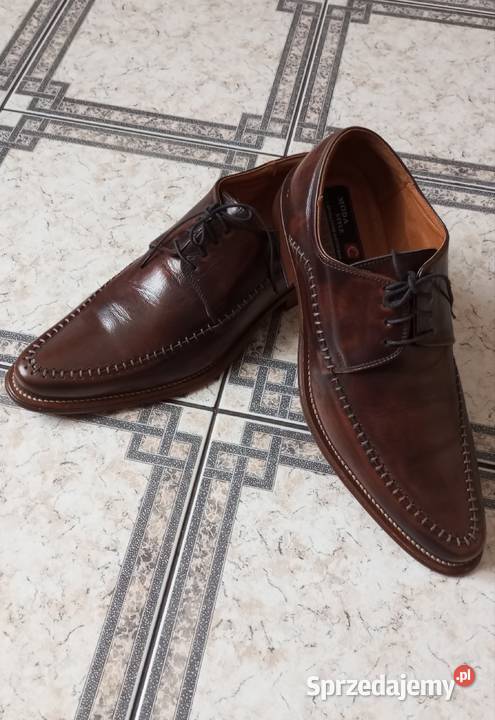 Conhpol półbuty buty skórzane eleganckie skóra Moda i Styl