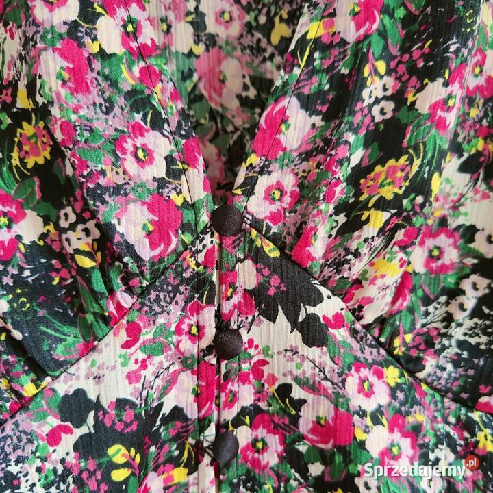 Bluzka Vero Moda XS 34 S 36 satynowa guziki Bluzki i koszule zachodniopomorskie Szczecin