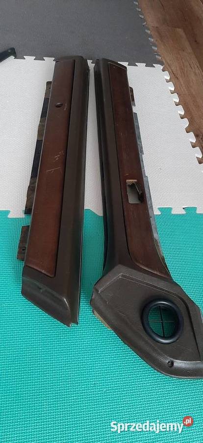 Parapet brazowy z drewnianym dekorem bmw e23