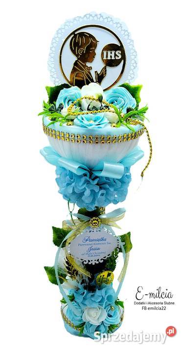 Kielich z różańcem spersonalizowany Pamiątka I Zielona Góra sprzedam