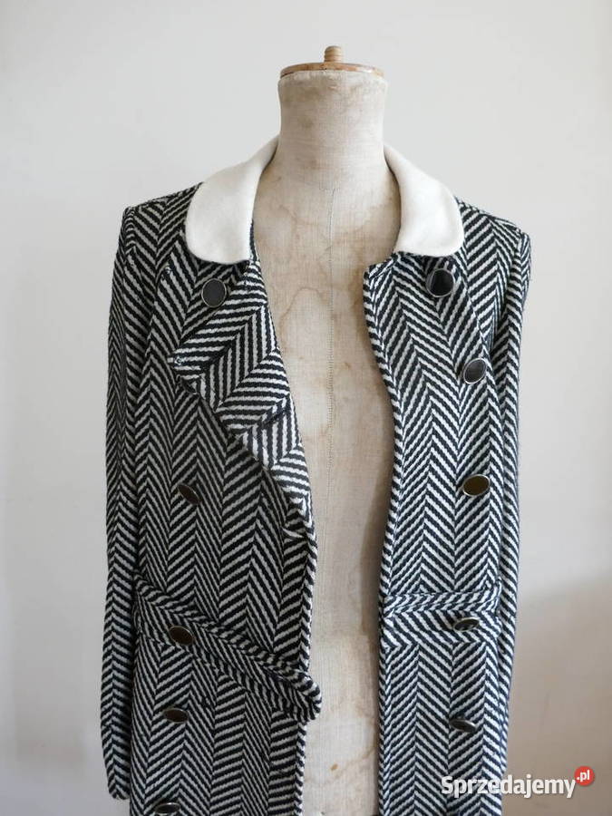 ELEGANCKI ANGIELSKI PŁASZCZYK VINTAGE LATA 60 Warszawa