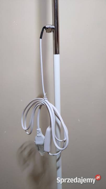 Lampa podłogowa biała wysokość 135 Lipno