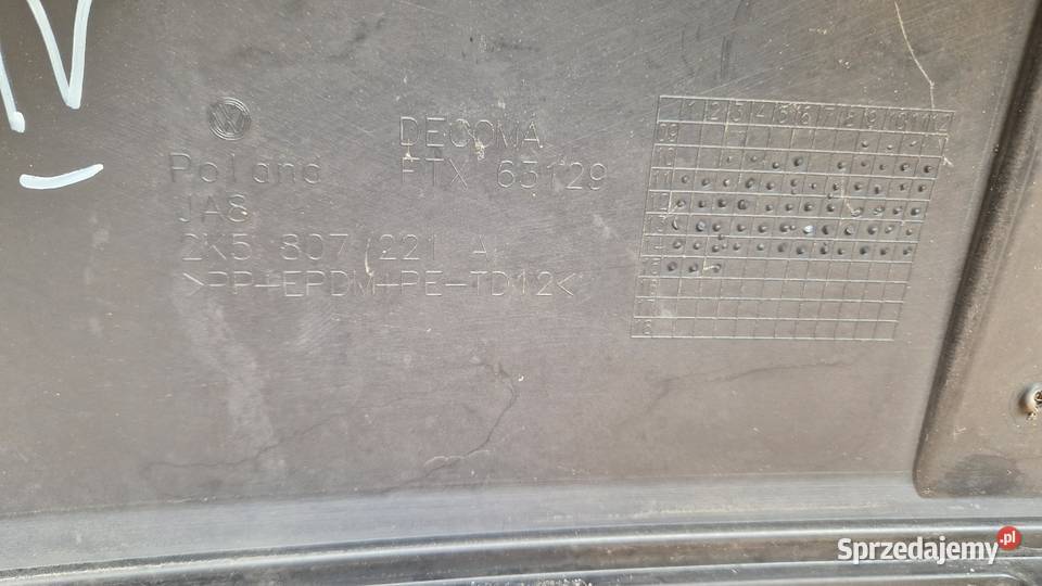 VW CADDY 4 IV ZDERZAK PRZÓD PRZEDNI 2K5807221A osobowe Zderzaki Słowikowo sprzedam