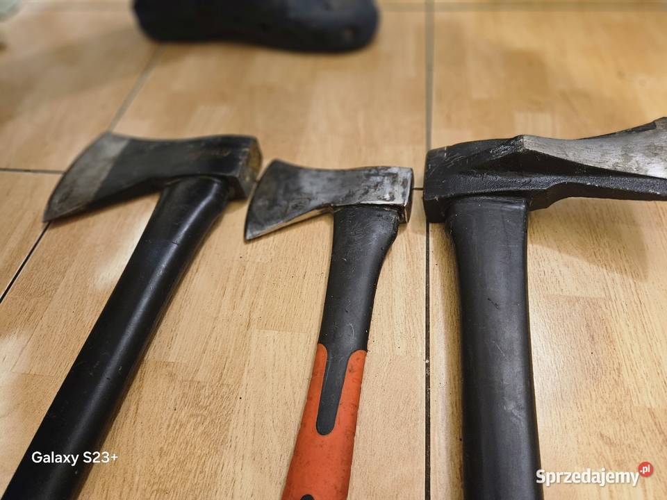 Zestaw 3 siekier łódzkie Aleksandrów Łódzki