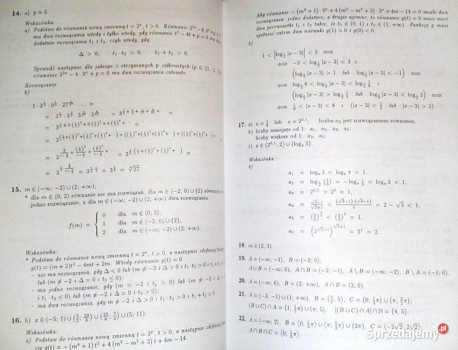 Zbiór zadań i zagadnień maturalnych z matematyki Chełm