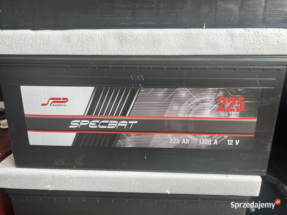 Akumulator SPECBAT 225Ah 1300A EN LEWY PLUS łódzkie Radomsko