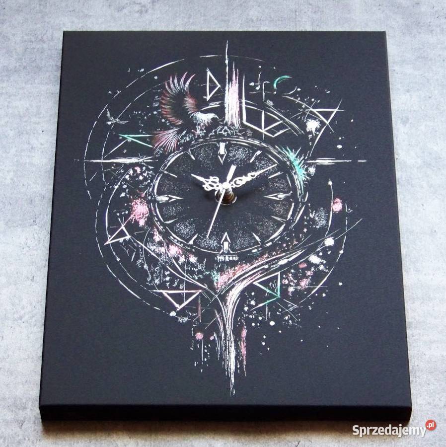 Oryginalny zegarobraz ręcznie grawerowany Sandomierz