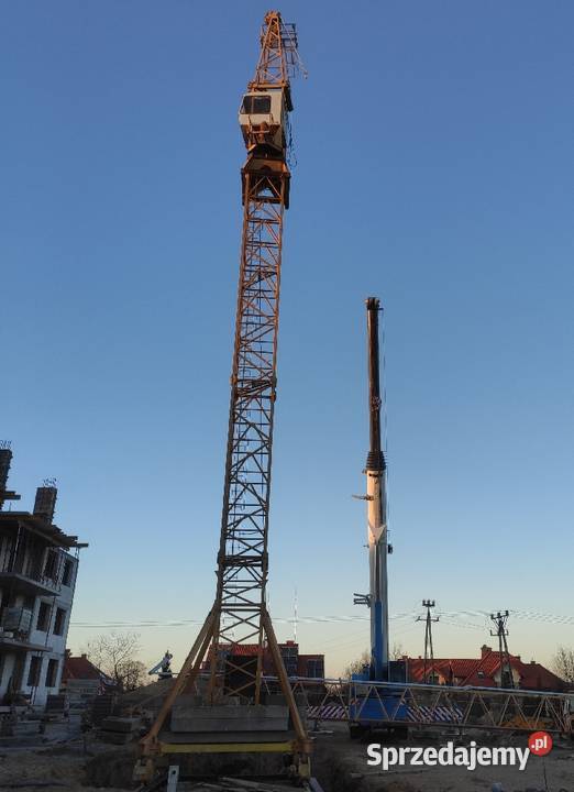 Wynajem żurawi wieżowych dźwig budowlany Współpraca biznesowa Pułtusk