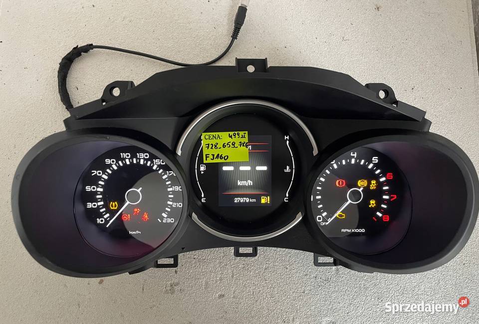 LICZNIK ZEGARY FIAT 500L 521900950 Warszawa