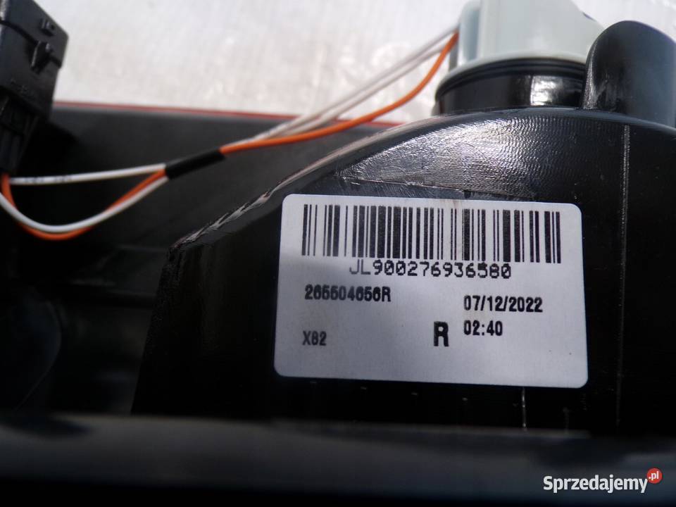 Lampa tył tylna prawa Renault Trafic III Opel Lampy przednie