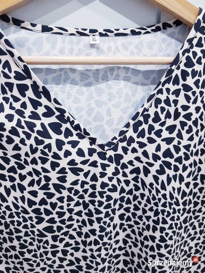 Damska panterkowoserduszkowa bluzeczka Dąbrowa Górnicza