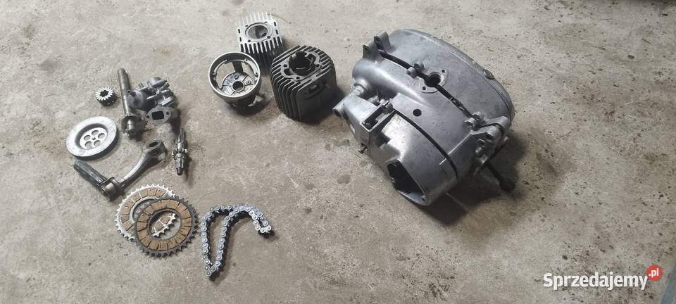 Silnik jawa 50 ogar 200 pozostałości Biała Podlaska