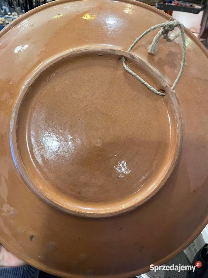 Ceramiczna patera Kamionka Łysa Góra z motywem