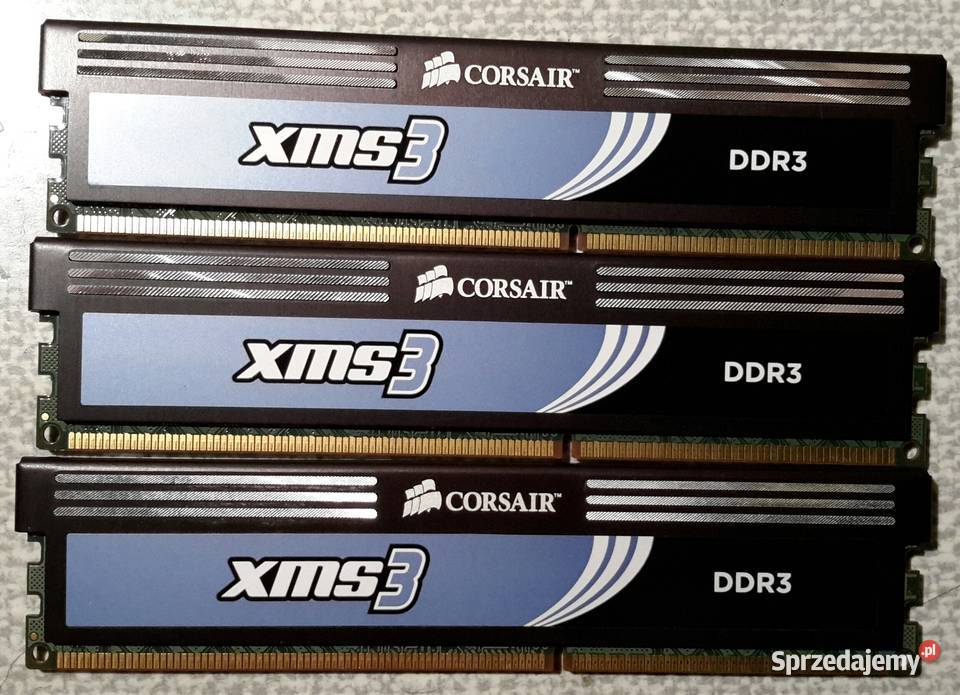 Pamięć DDR3 Corsair 2GB x3 Corsair mazowieckie Warszawa