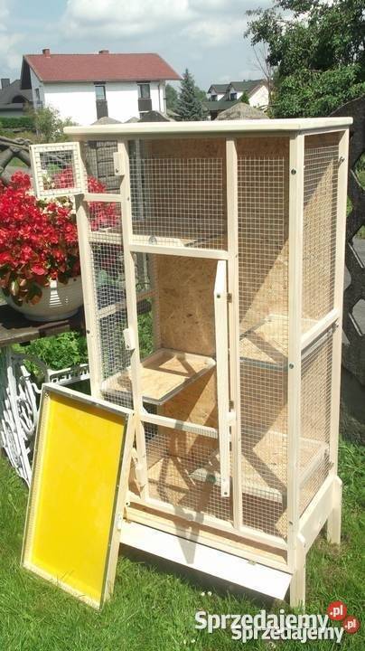 Klatka drewniana gryzoni koszatniczki szynszyli Akcesoria dla zwierząt Myszków