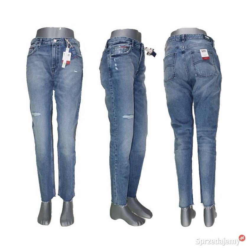Damskie jeansy Tommy Jeans Izzy Slim Cropped Spodnie Tarnowskie Góry