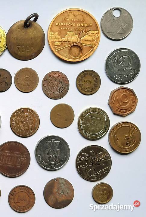 Zestaw Numizmatów Żetonów 44 Gliwice