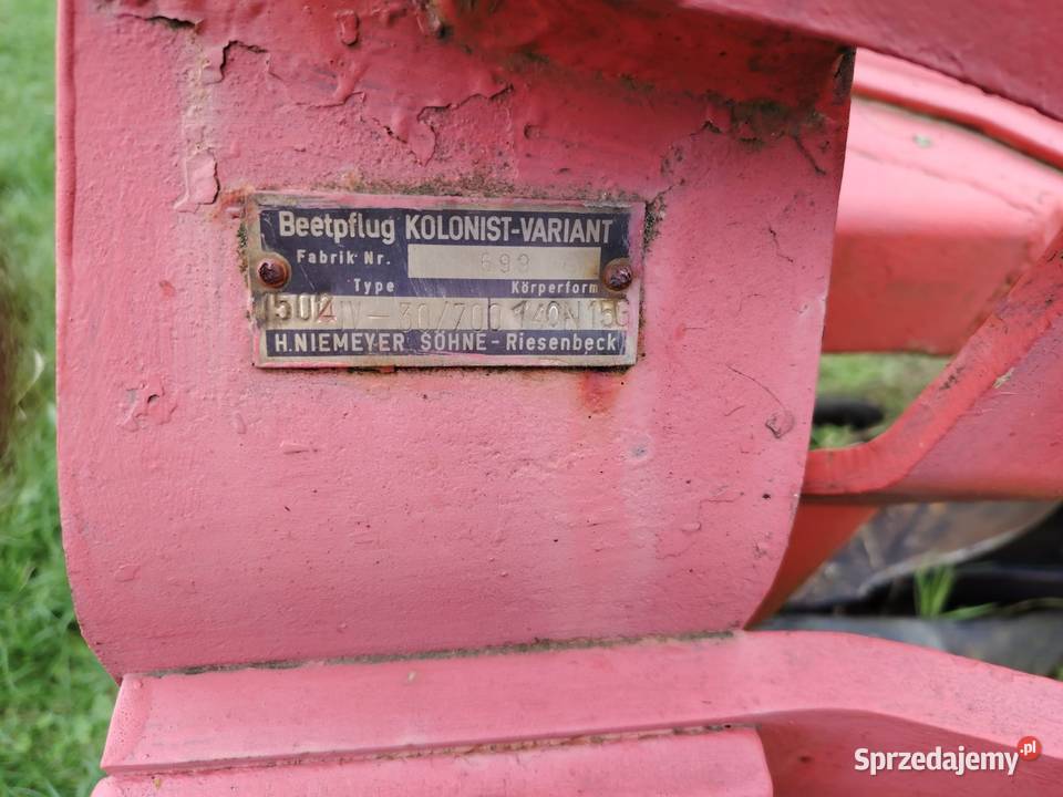 Pług 3 skibowy niemeyer Pługi