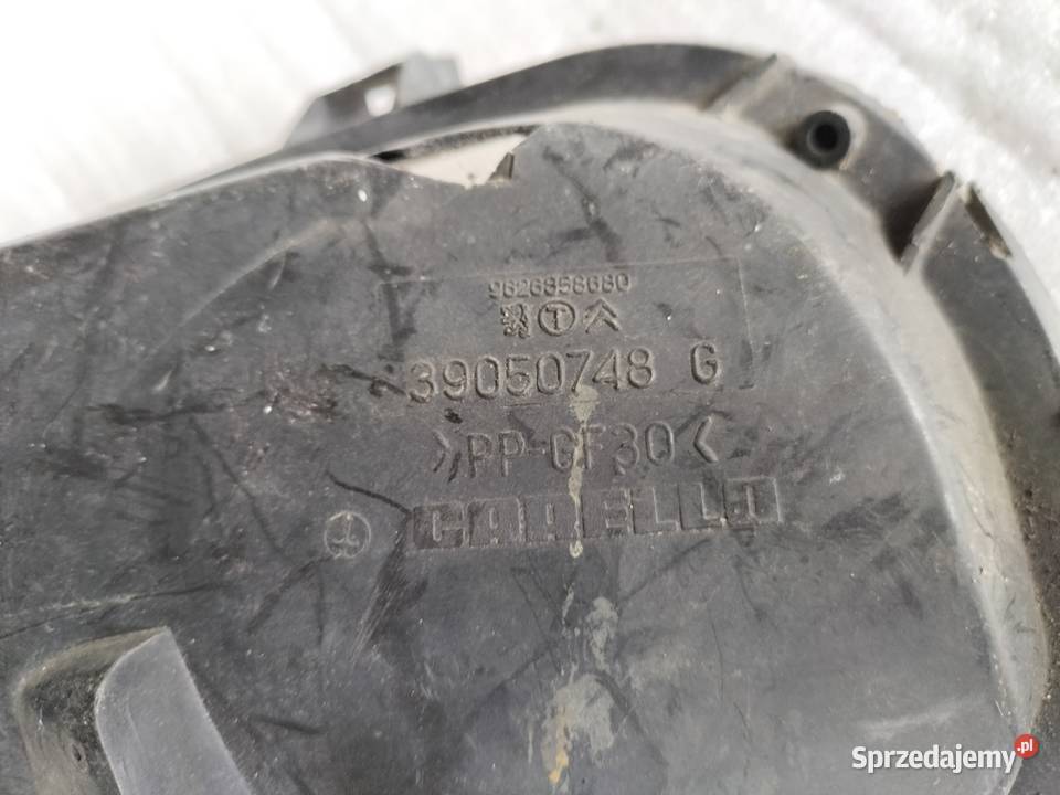 HALOGEN CITROEN XANTIA LIFT 39050748G halogeny Kamień-Kolonia sprzedam