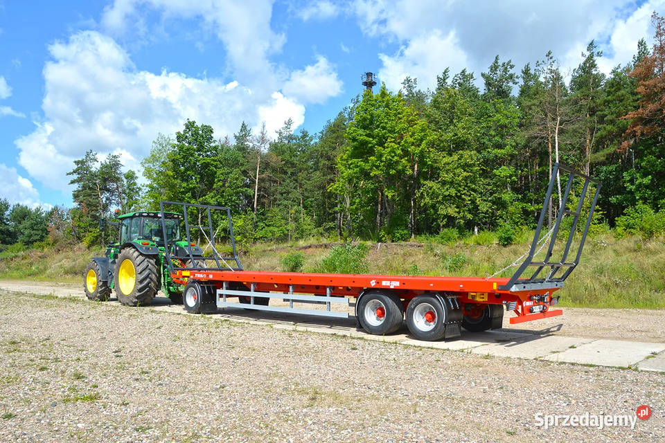 Przyczepa przyczepy platformowe do bel METALFACH Rogóźno
