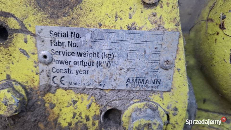 Zagęszczarka Ammann 100