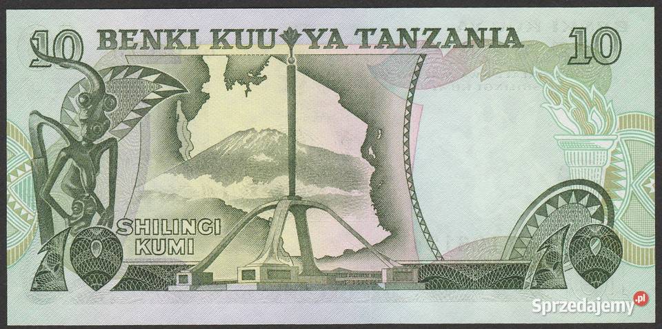 TANZANIA 10 SHILLING 1978 NYERERE STAN BANKOWY Numizmatyka Łódź sprzedam