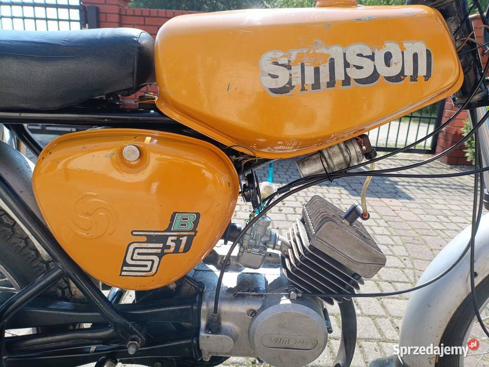 Simson S51 1987r oryginał zarejestrowany Sieradz