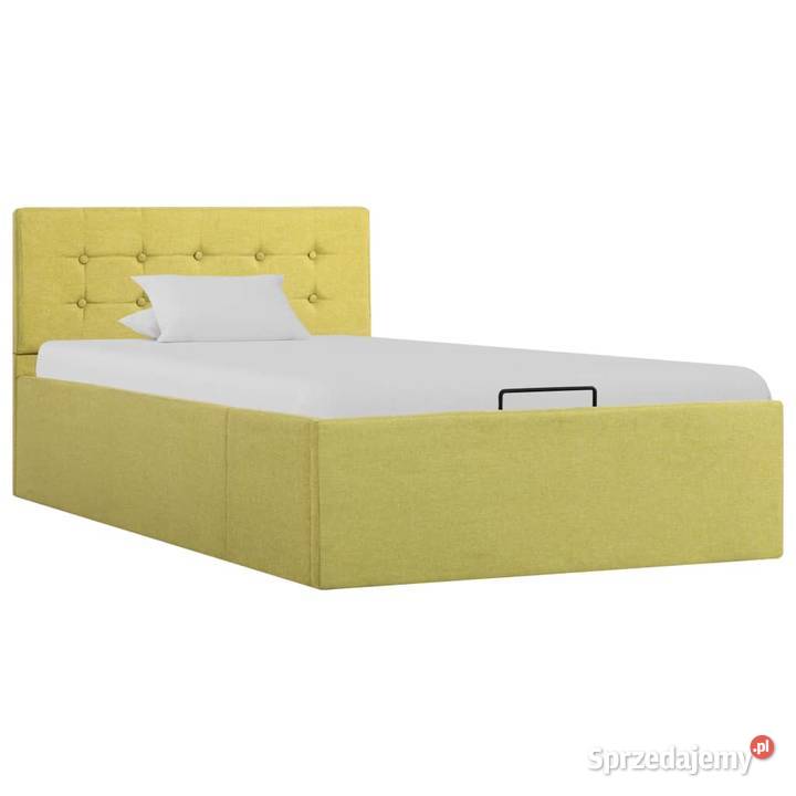 vidaXL Rama łóżka z podnośnikiem, limonkowa,285589