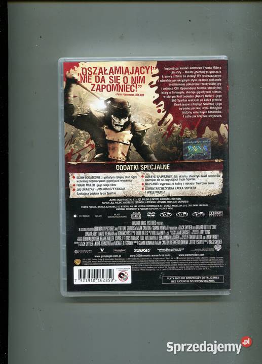 300 Spartan Film DVD Szczecin