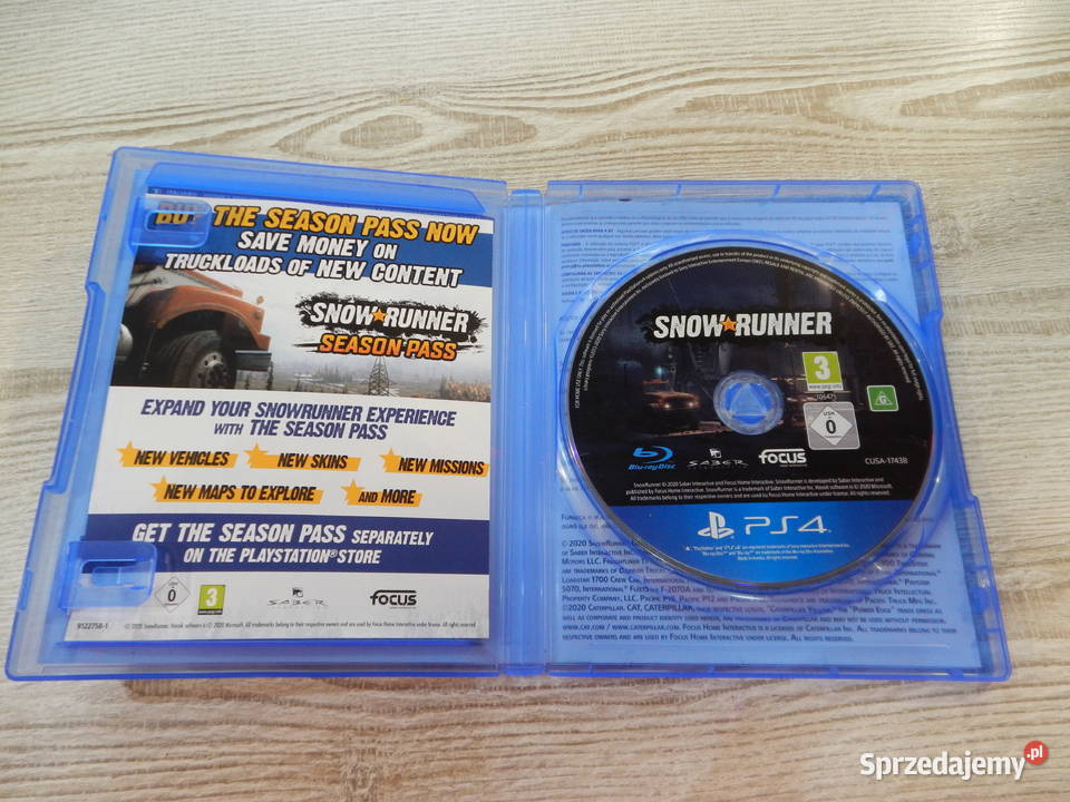 Gra 4 Snow Runner Leżajsk sprzedam