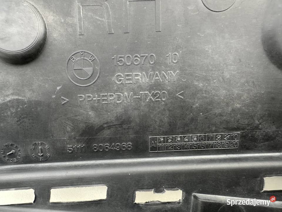 BMW 5 G30 G31 M PAKIET UCHWYT ŚLIZG MOCOWANIE Międzychód