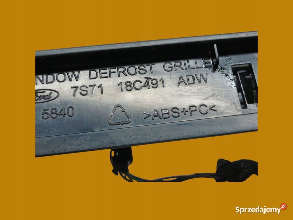 KRATKA ŚRODKOWA DESKI GÓRNA 7S7118C491ADW Ford