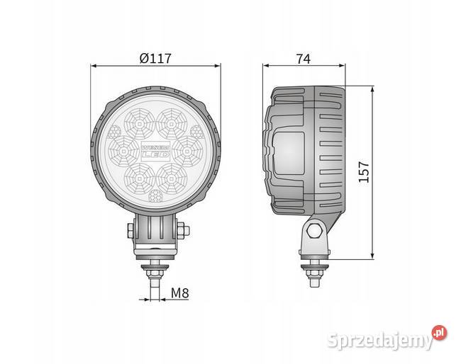 Lampa LED CRC3D5020002 1224V WESEM 2000 lm świętokrzyskie