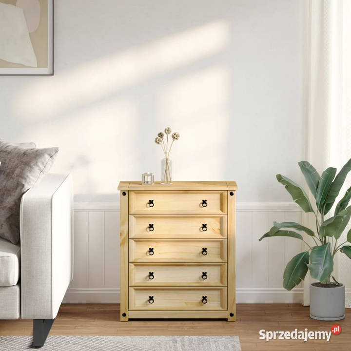 Komoda Corona 80x40x89 lite drewno sosnowe Komody Warszawa sprzedam